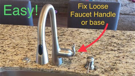 tightening moen kitchen faucet|How To Tighten A Loose Moen Kitchen Faucet Base